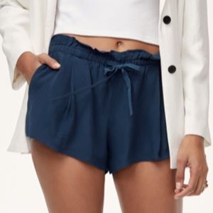 BLACK WILFRED SILK SHORTS